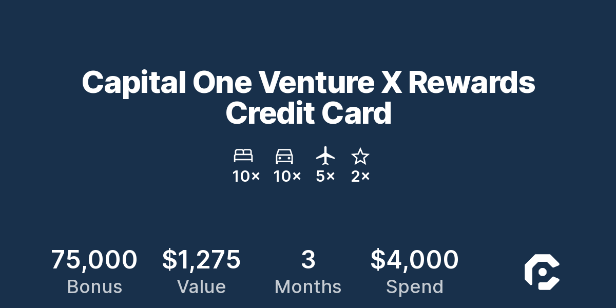 Capital One Venture X Rewards Credit Card