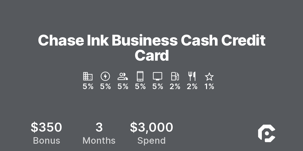 Chase Ink Business Cash Credit Card